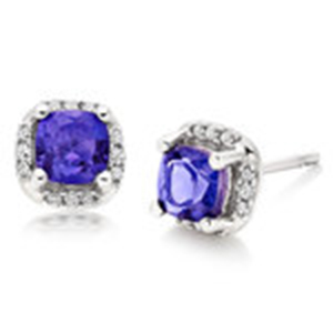 925 WITH SYNTHETIC TANZANITE AND CZ